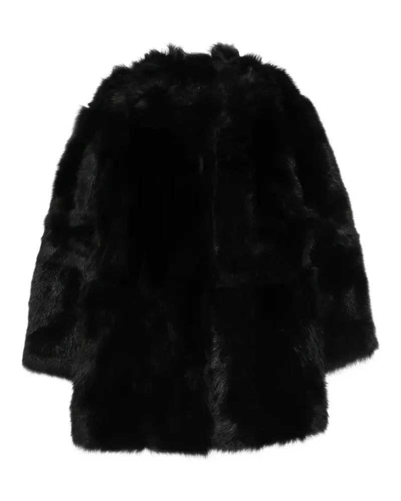 Totême Jacke aus Shearling - Schwarz Schwarz