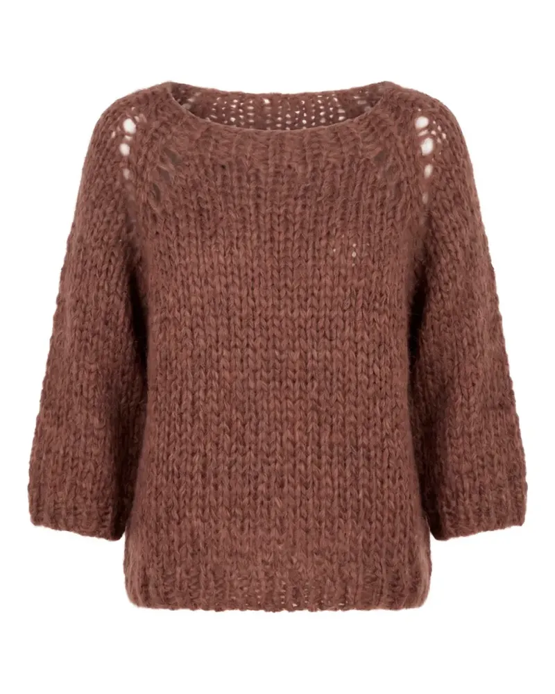 Dondup mohair chunky-knit sweater - Braun Braun