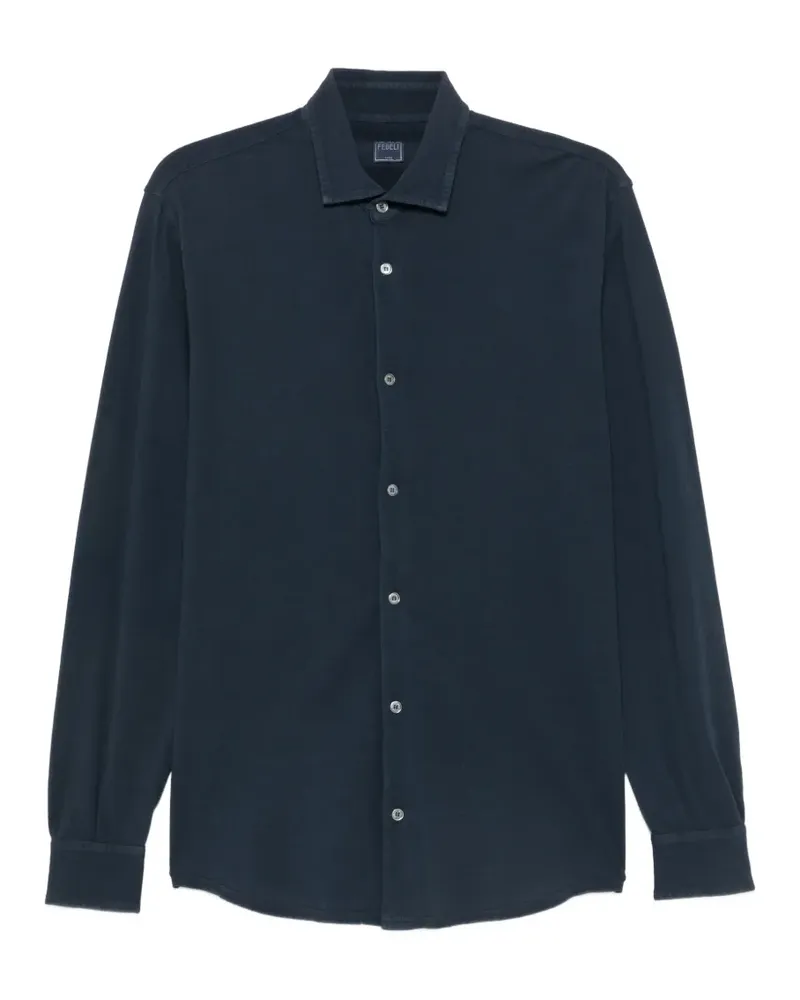 Fedeli long-sleeve shirt - Blau Blau