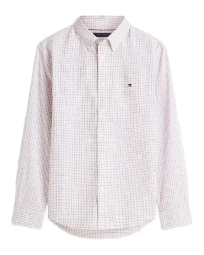 Tommy Hilfiger Tattersall check-pattern shirt - Weiß Weiß