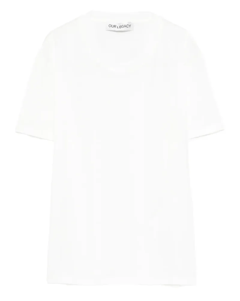 Our Legacy crew-neck T-shirt - Weiß Weiß