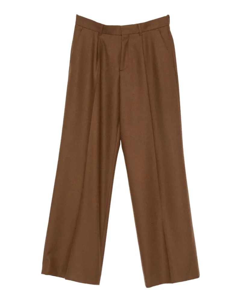 Sandro Hose mit Bundfalten - Braun Braun