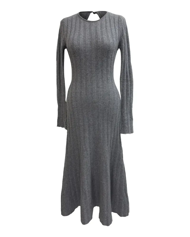 Reformation Evan ribbed-knit dress - Grau Grau