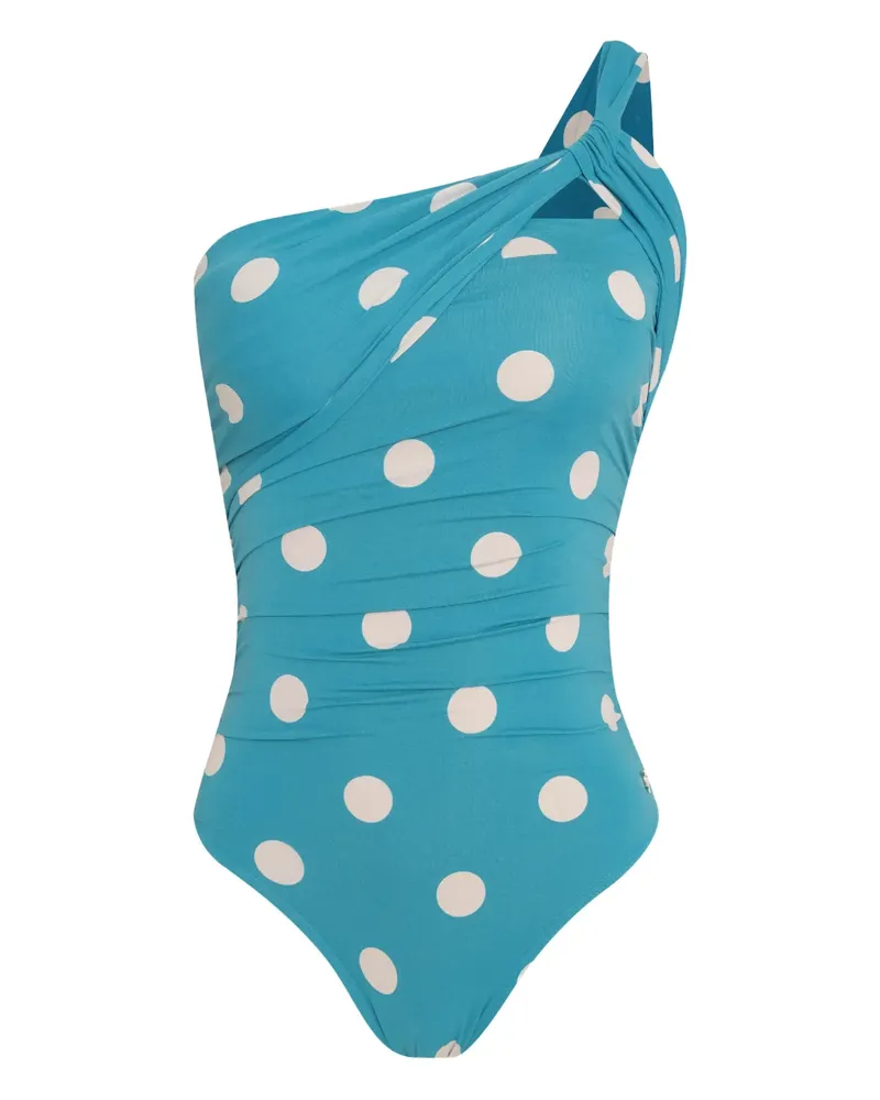 BRIGITTE one-shoulder swimsuit - Blau Blau