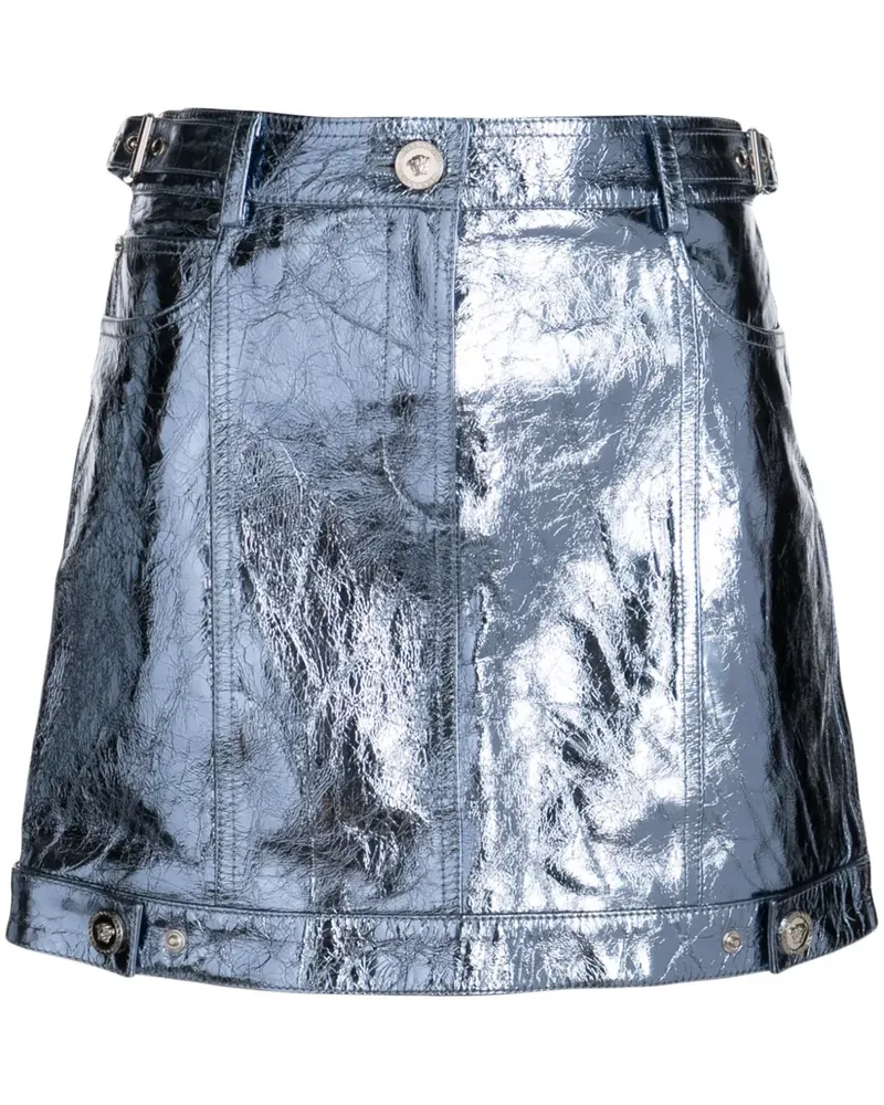 Versace Klassischer Minirock - Blau Blau