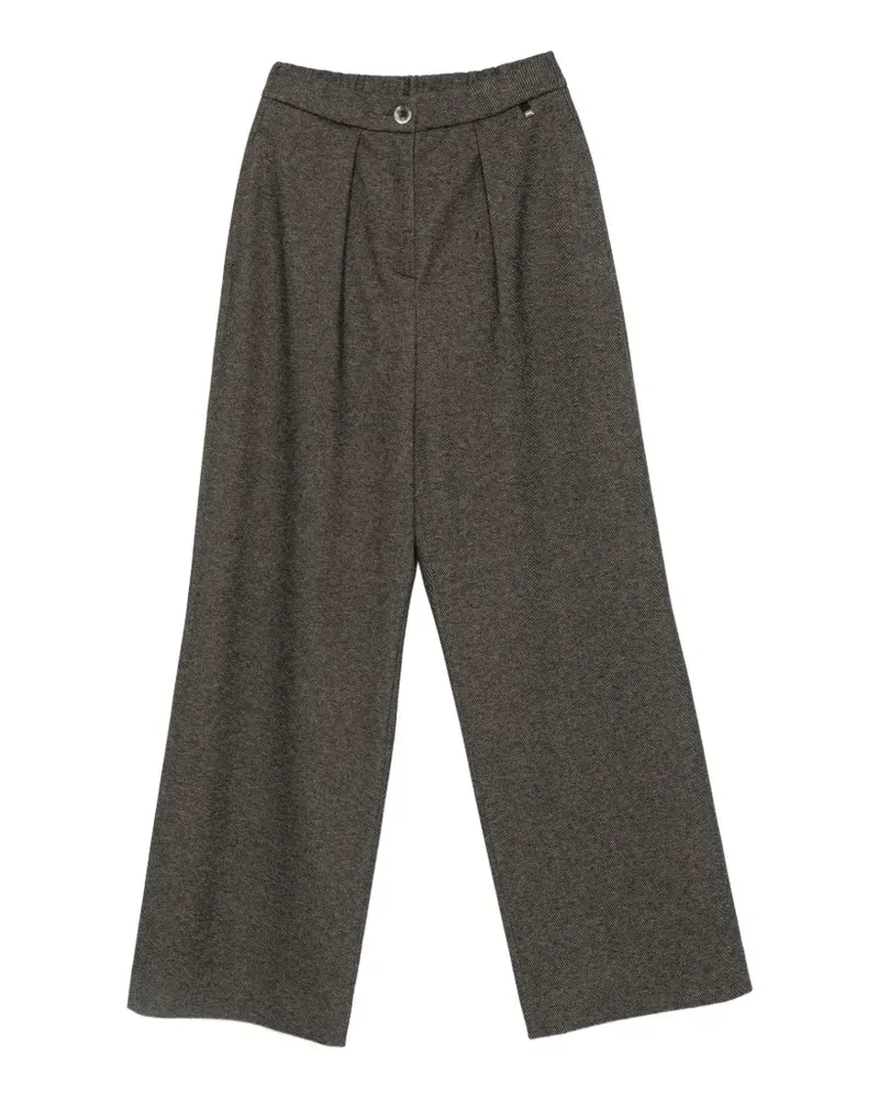 Herno Klassische Bundfaltenhose - Grau Grau