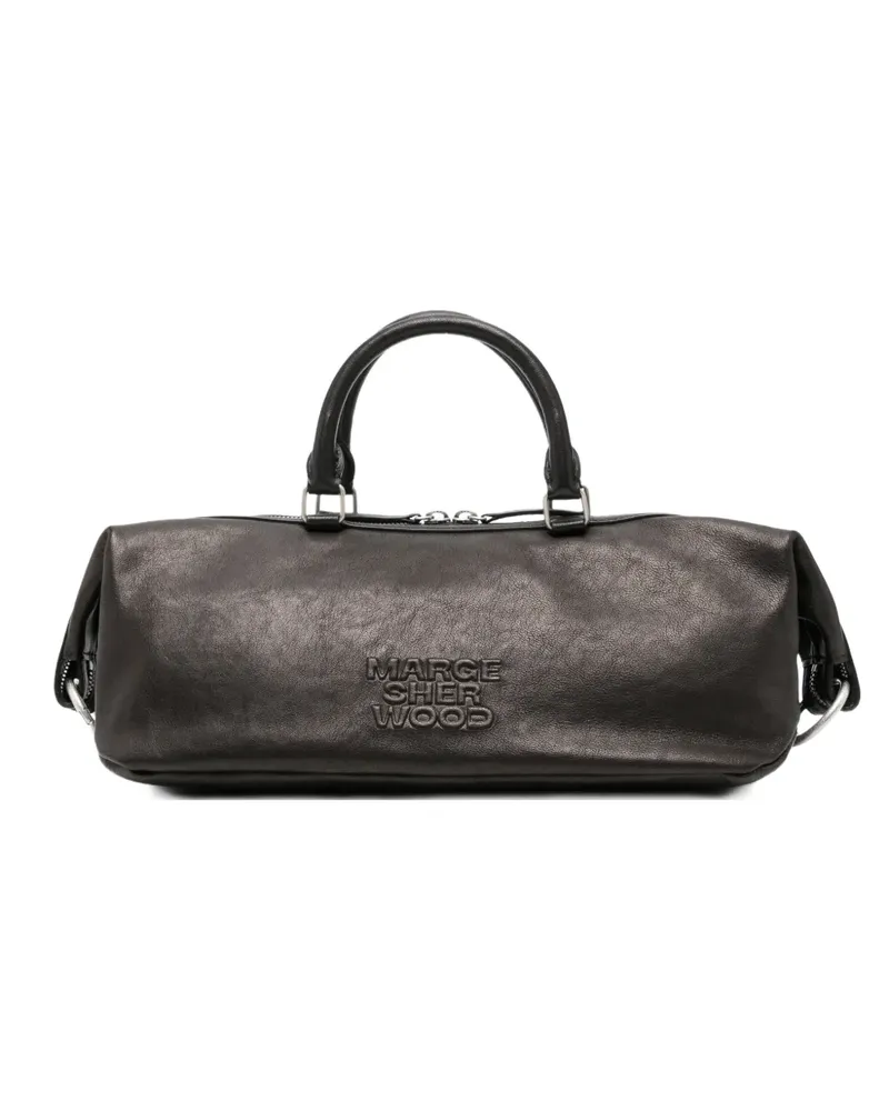 Marge Sherwood logo-embossed tote bag - Schwarz Schwarz