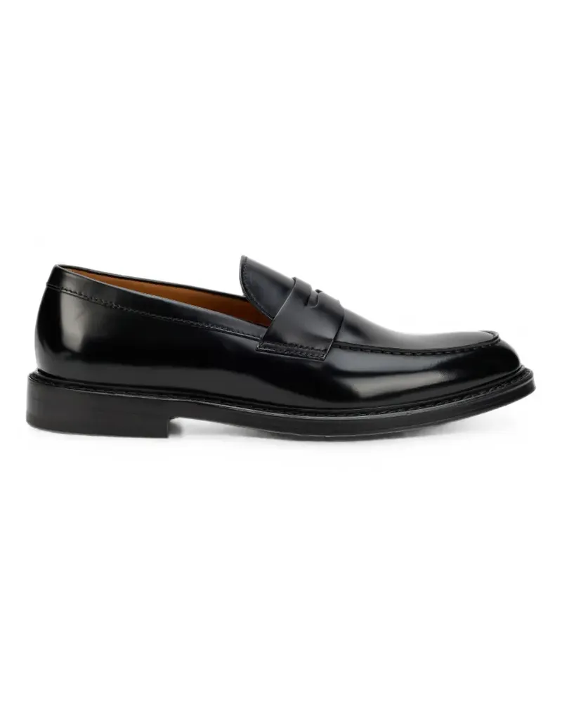 Doucal´s polished leather loafers - Schwarz Schwarz