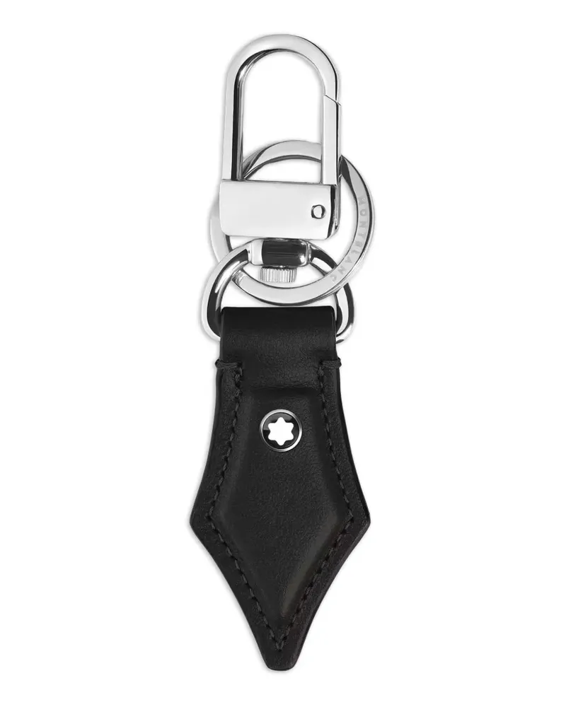 Montblanc pointed detail keyring - Schwarz Schwarz