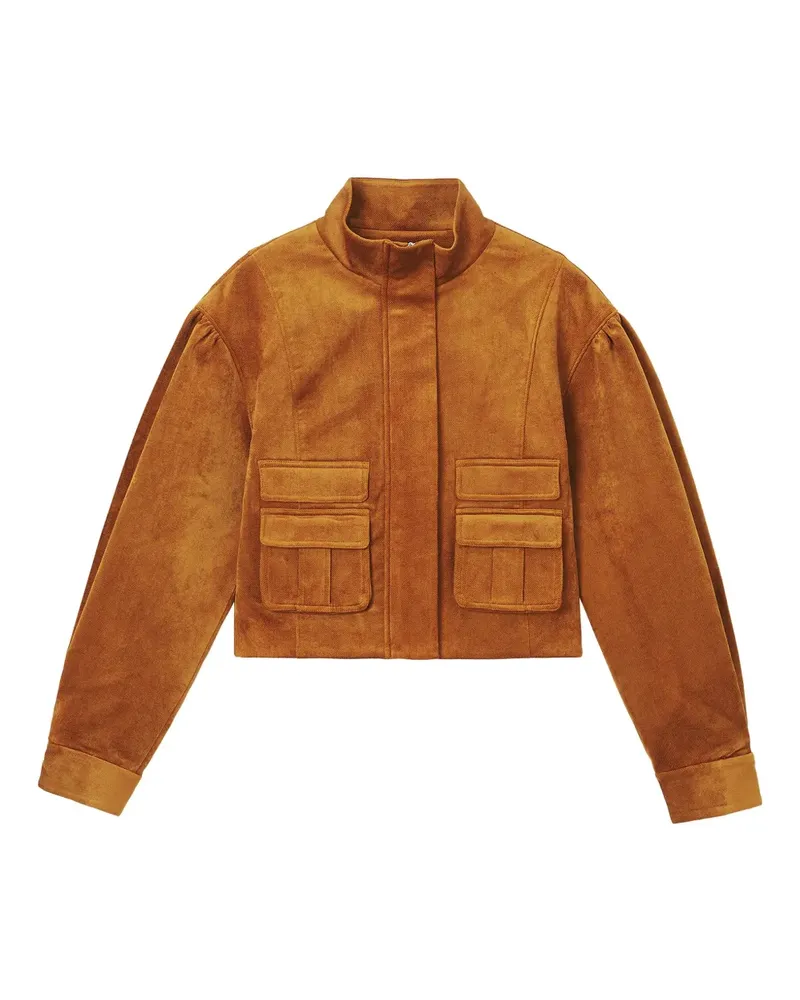 SHUSHU/TONG Jacke mit Taschen - Braun Braun