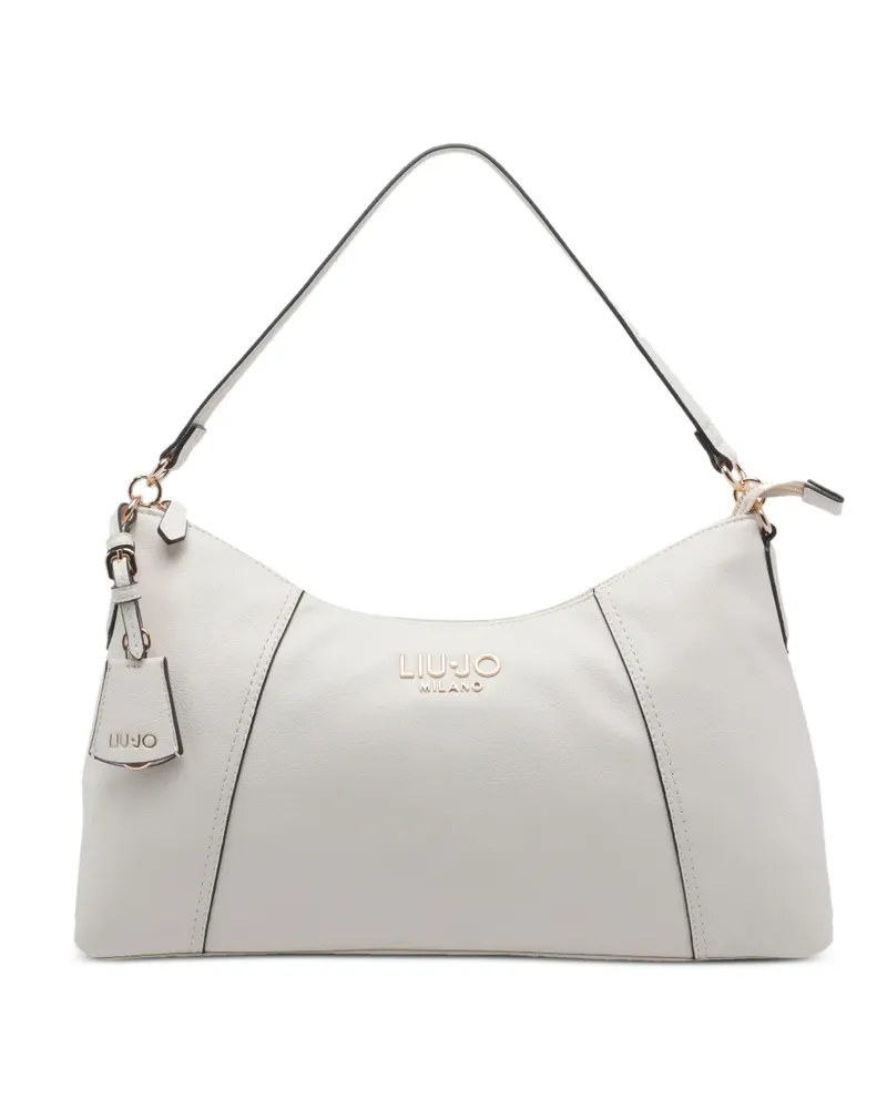 Liu Jo Schultertasche mit Logo - Weiß Weiß