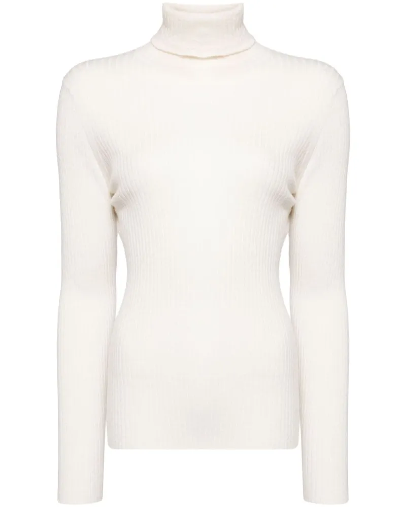 N.Peal Kaschmirpullover mit Rollkragen - Nude Nude