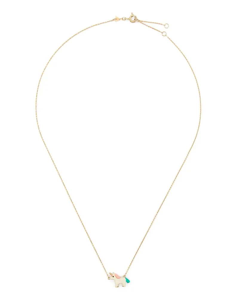 Aliita 9kt Unicornio Gelbgoldhalskette Gold
