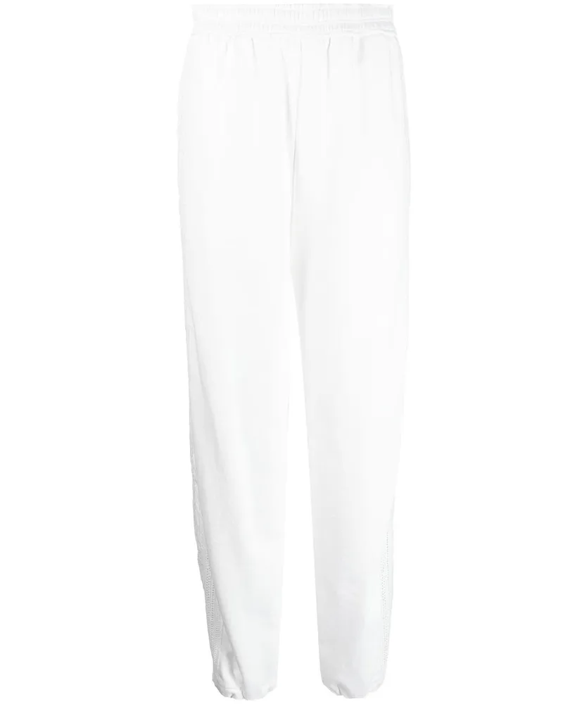 GOEN.J Jogginghose mit Cut-Outs - Weiß Weiß