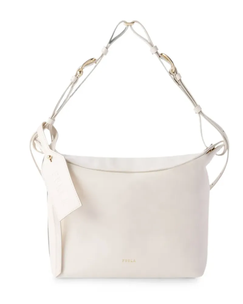 Furla Schultertasche mit Logo-Print - Nude Nude
