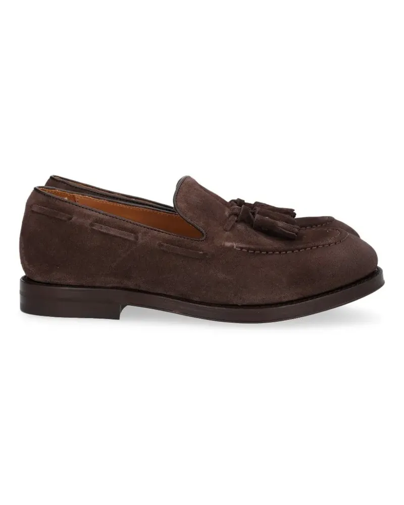 Al Duca D’Aosta 1902 Loafer aus Wildleder mit Quasten - Braun Braun