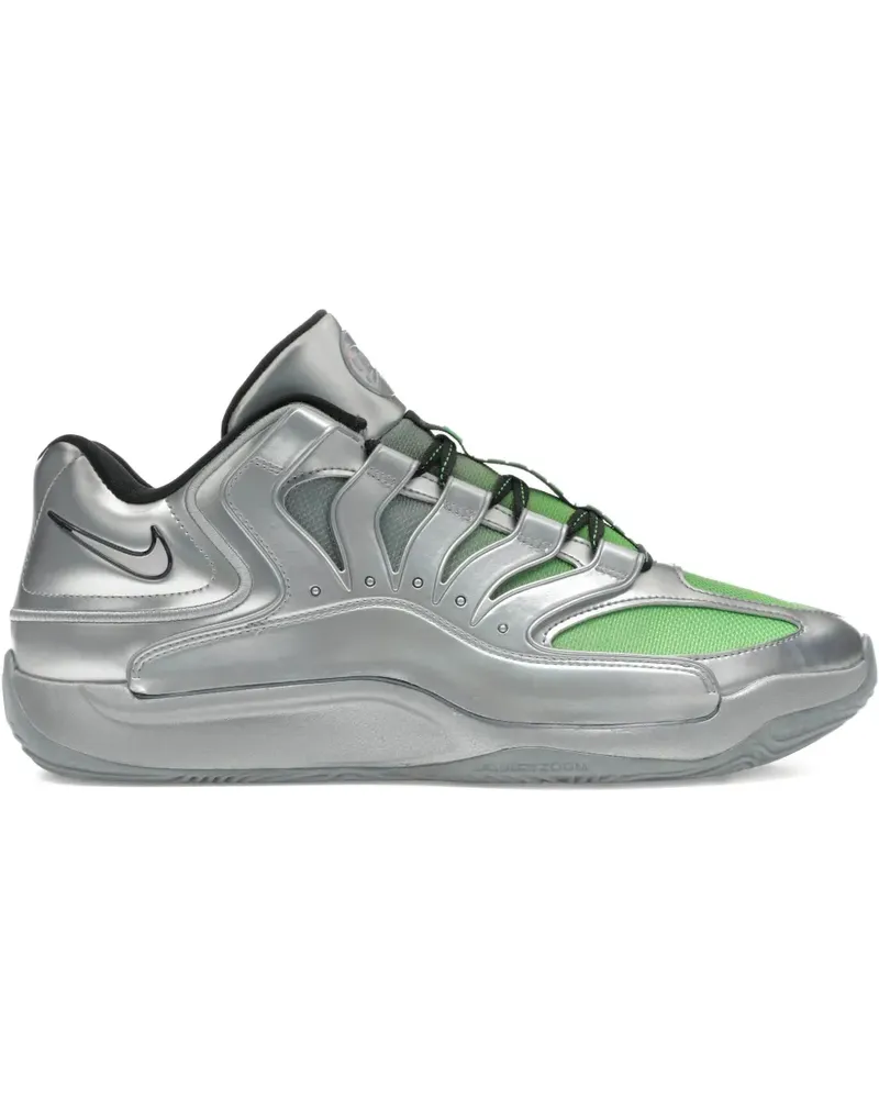Nike KD18 Sneakers im Metallic-Look - Grau Grau