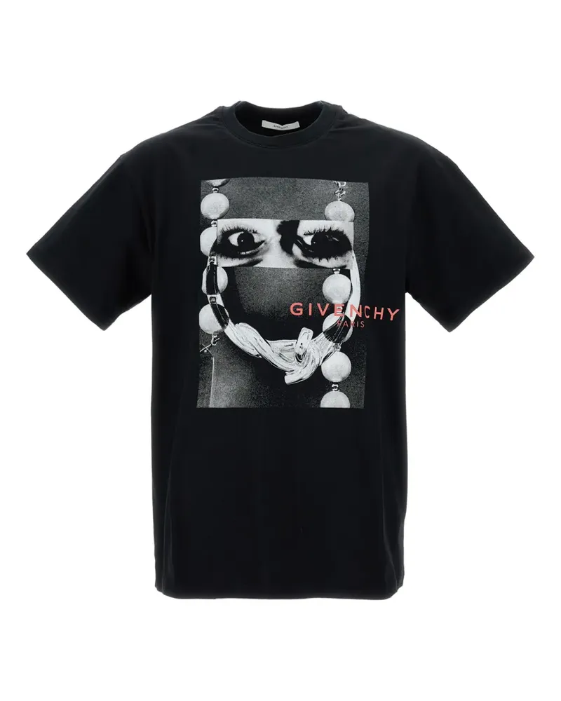 Givenchy T-Shirt mit grafischem Print - Schwarz Schwarz