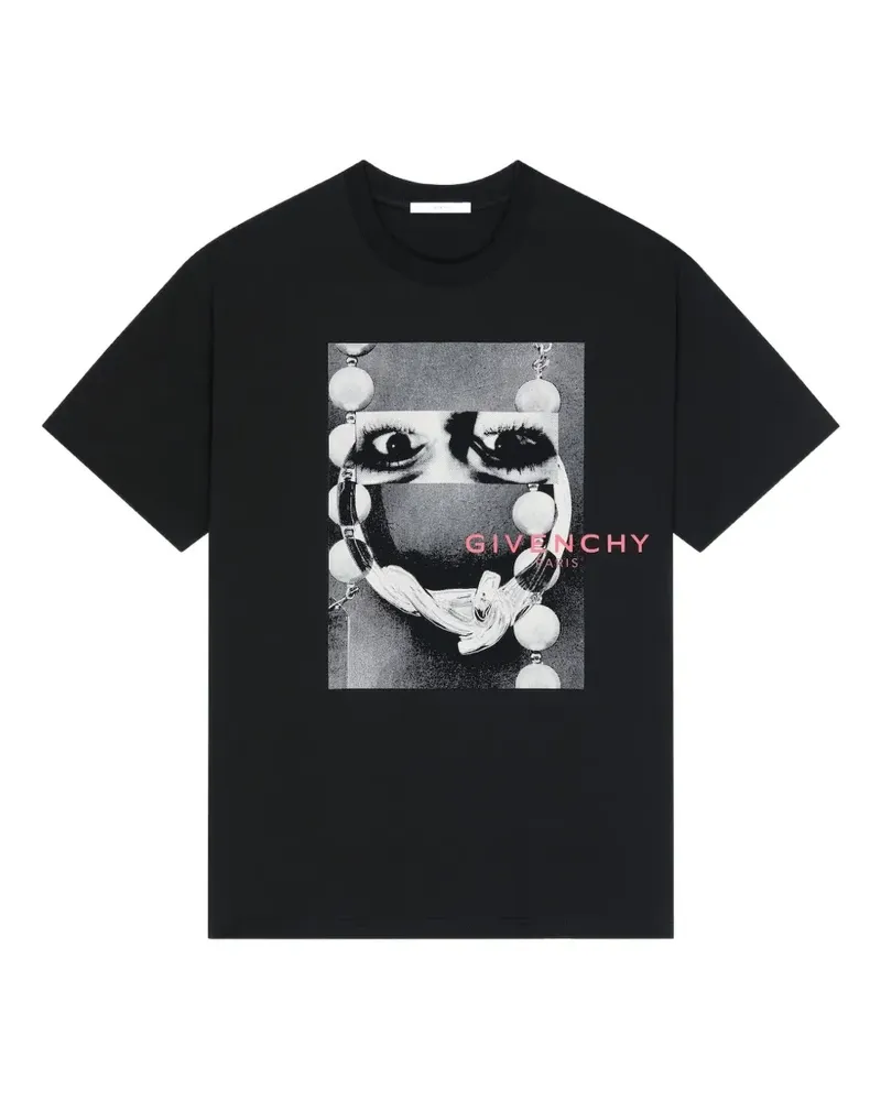 Givenchy T-Shirt mit grafischem Print - Schwarz Schwarz