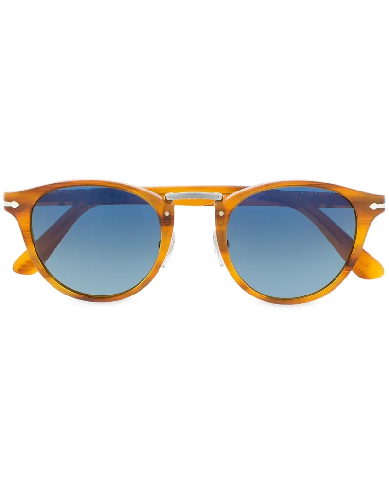 Persol Runde Sonnenbrille - Braun Braun