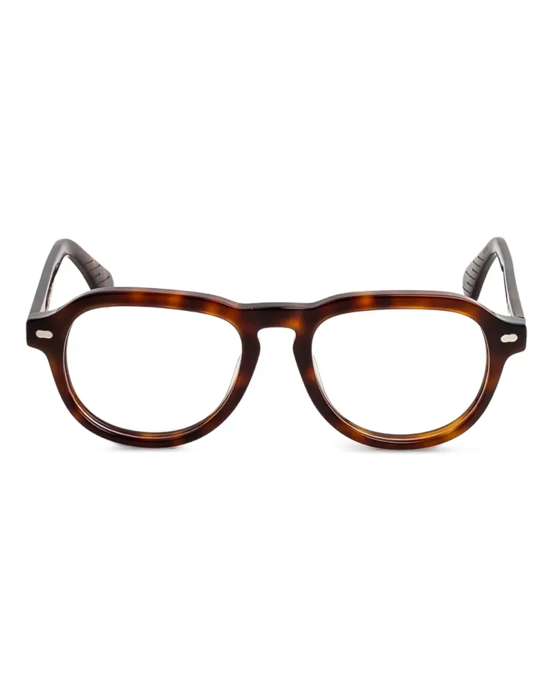 EPOS Valour Brille mit Clip-On-Gläsern - Braun Braun