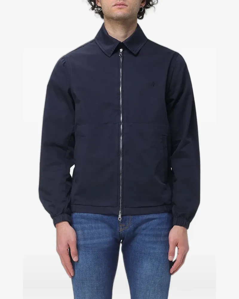 Brooksfield Jacke aus Stretch-Gabardine - Blau Blau