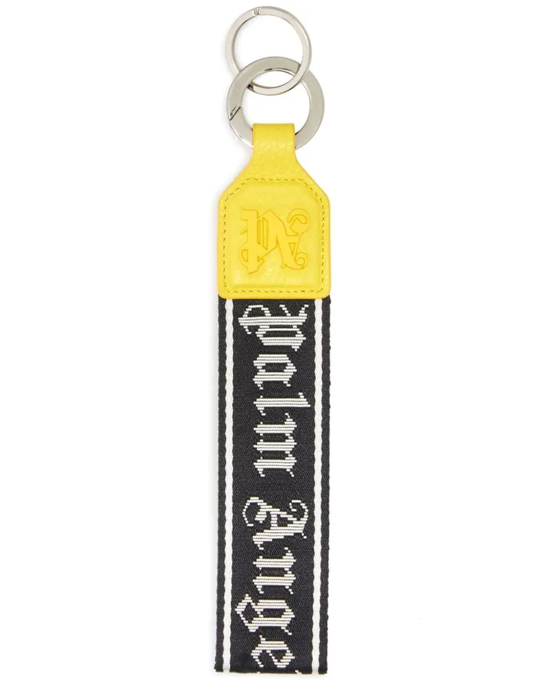 Palm Angels Schlüsselanhänger mit Logo - Schwarz Schwarz