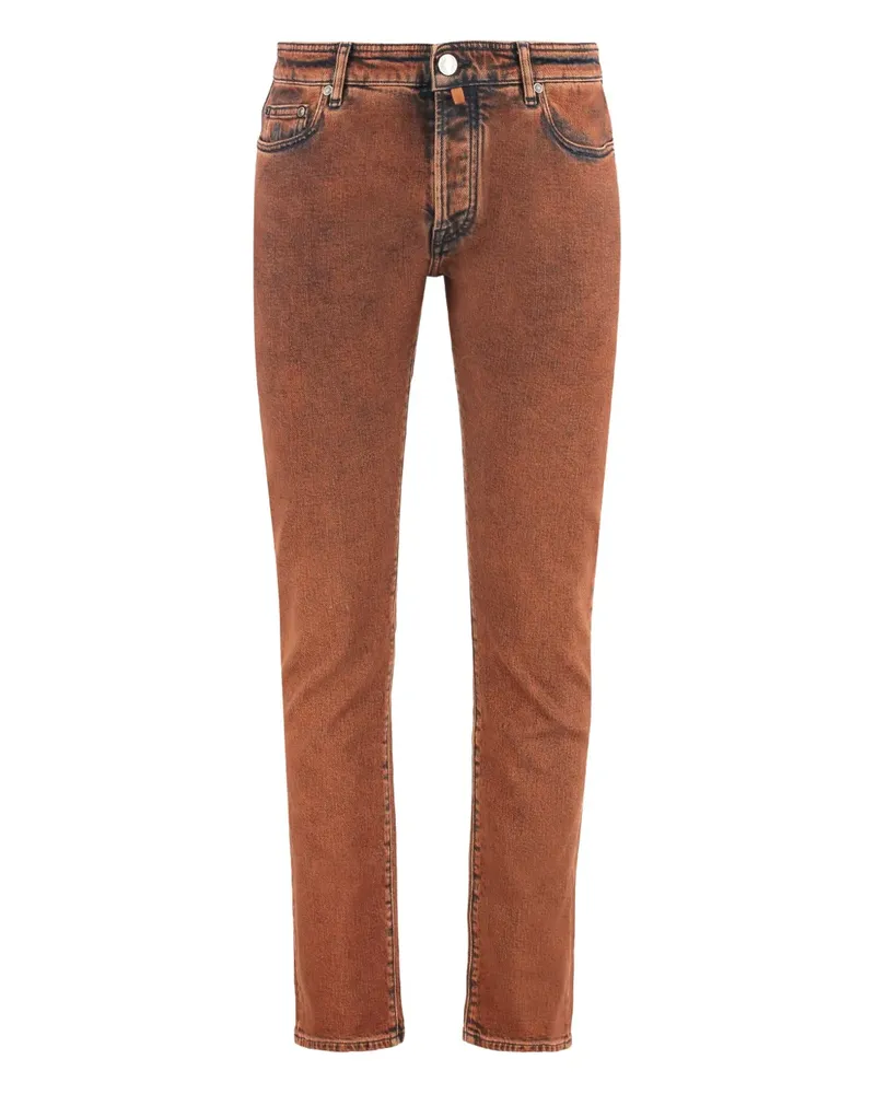 MOORER Five-Pocket-Jeans - Orange Orange
