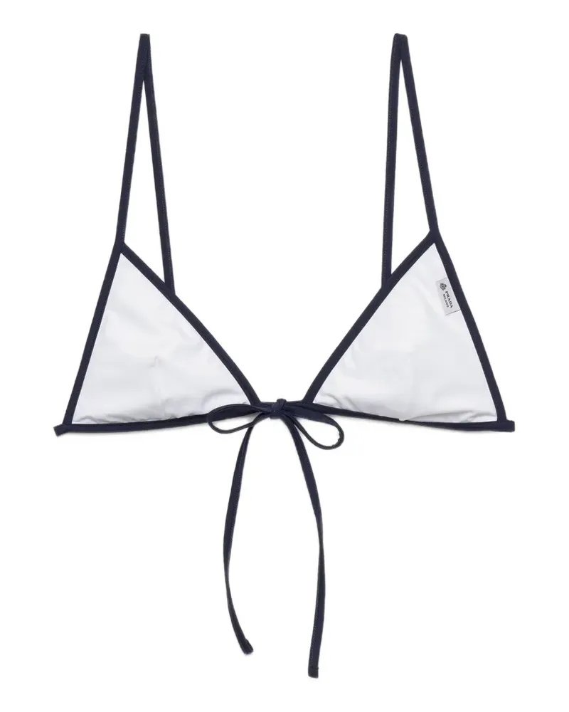Prada Jersey bikini top - Weiß Weiß