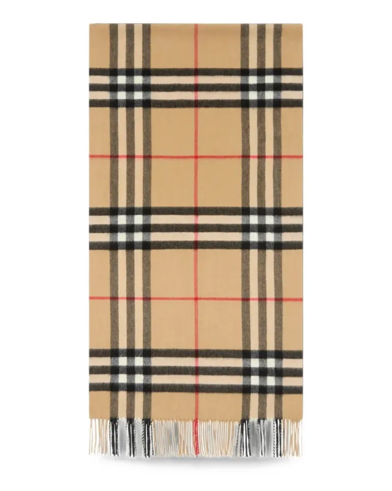 Burberry Schal mit Karomuster - Nude Nude