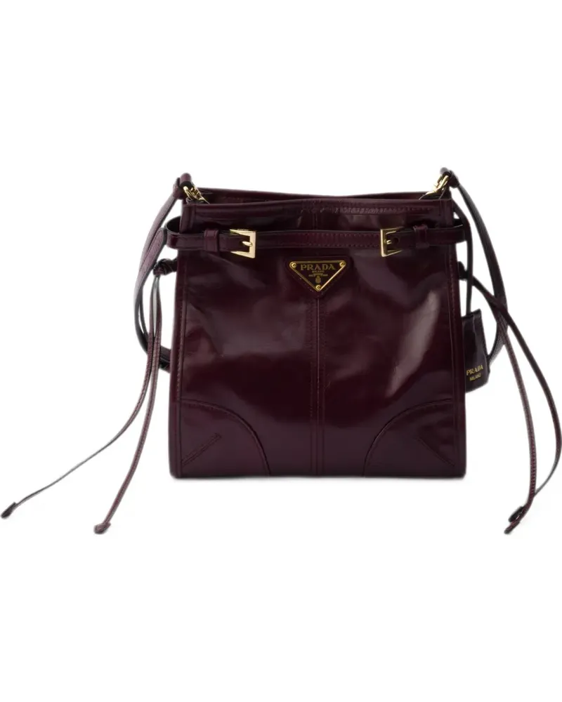 Prada Bonnie leather mini shoulder bag - Rot Rot