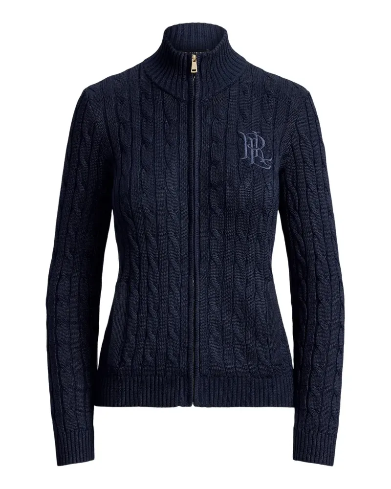Ralph Lauren Cardigan mit Zopfmuster - Blau Blau