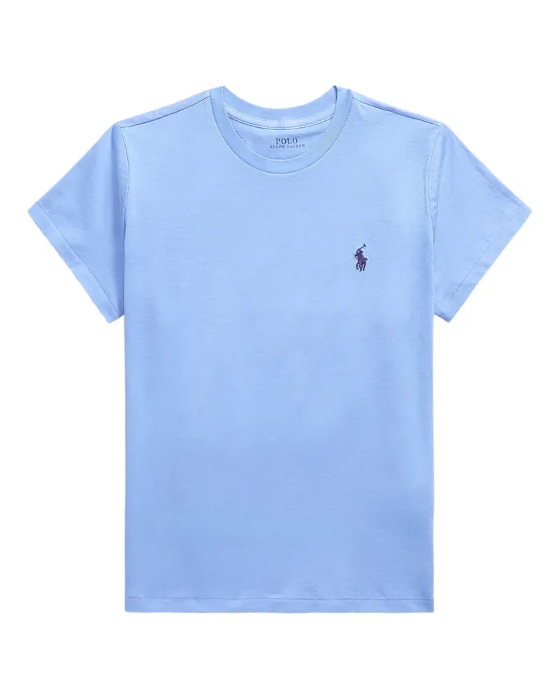 Ralph Lauren T-Shirt mit Logo-Stickerei - Blau Blau