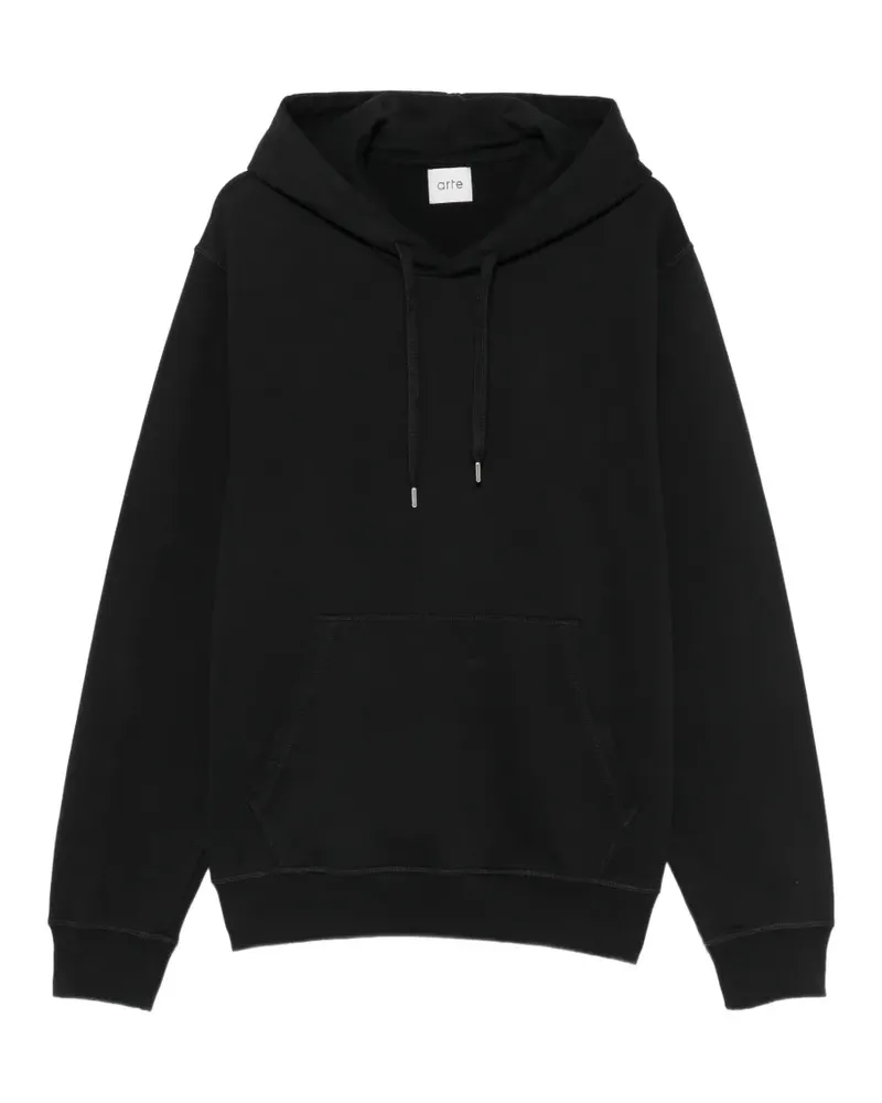 Arte Antwerp Hoodie mit grafischem Print - Schwarz Schwarz