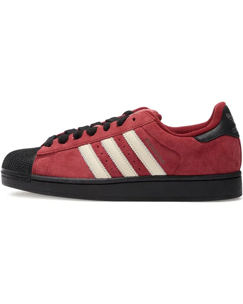 adidas Superstar II Sneakers aus Wildleder - Rot Rot