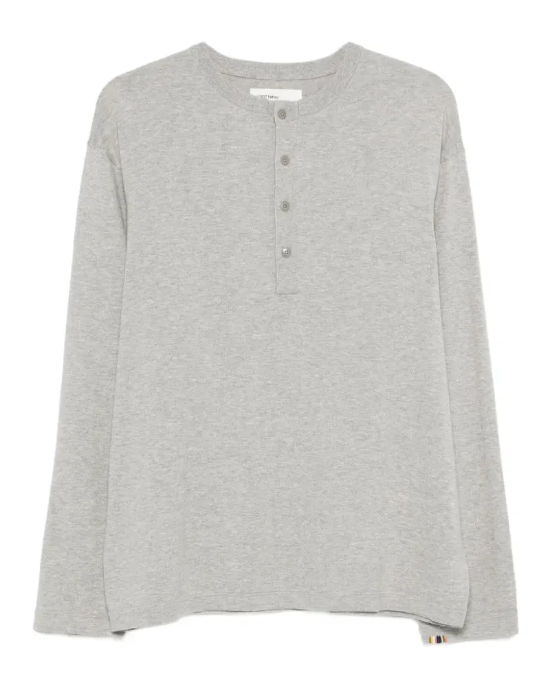 extreme cashmere Nº407 Fatou long-sleeves sweater - Grau Grau