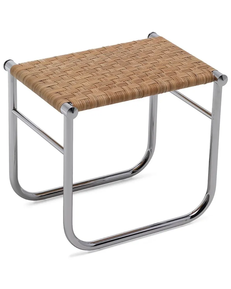 Cassina 9 Tabouret Hocker aus Rattan Nude