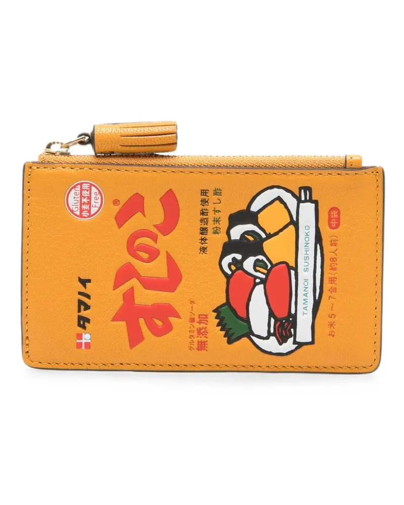 Anya Hindmarch Sushi No Ko Kartenetui - Gelb Gelb