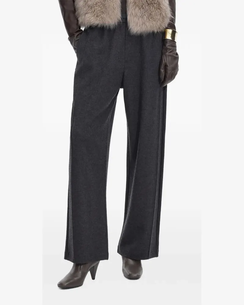 JNBY Geschwungene Wide-Leg-Hose - Grau Grau