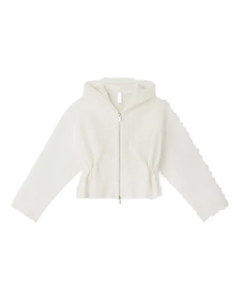 CFCL TC Milan cropped hooded cardigan - Weiß Weiß