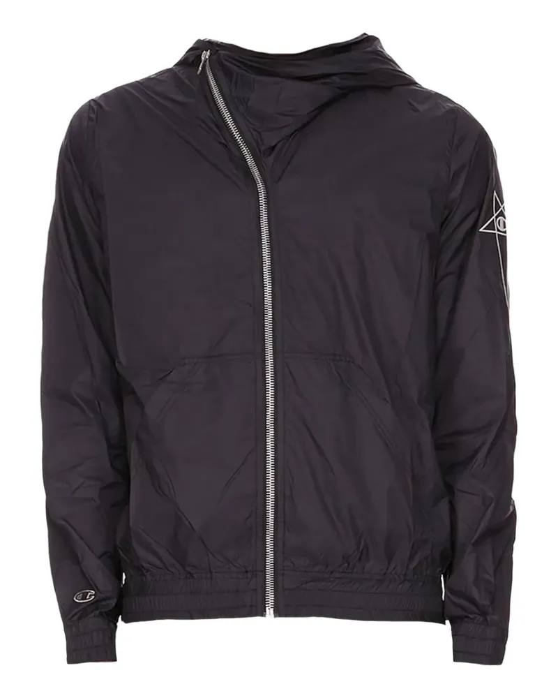 Rick Owens Mountain Kapuzenjacke - Schwarz Schwarz