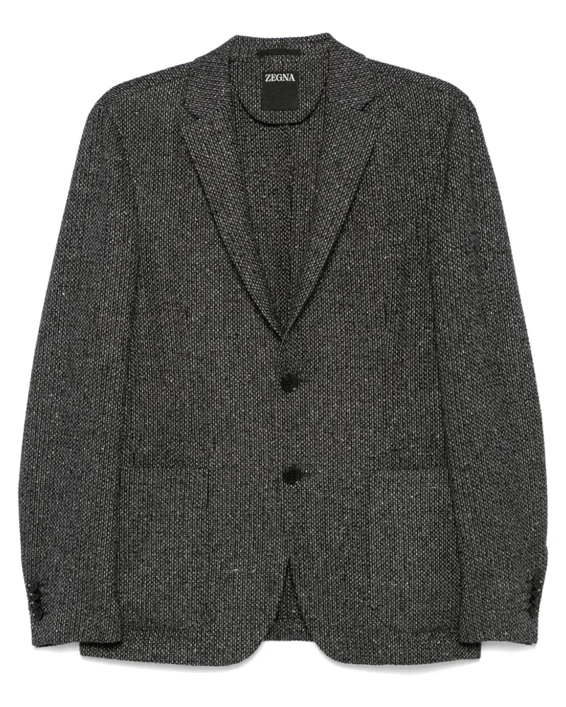 Ermenegildo Zegna Sakko aus Korbgeflecht - Grau Grau