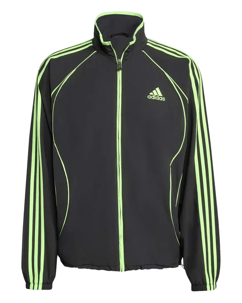 adidas Adicolor Teamgeist Sweatshirt mit Streifendetail - Schwarz Schwarz