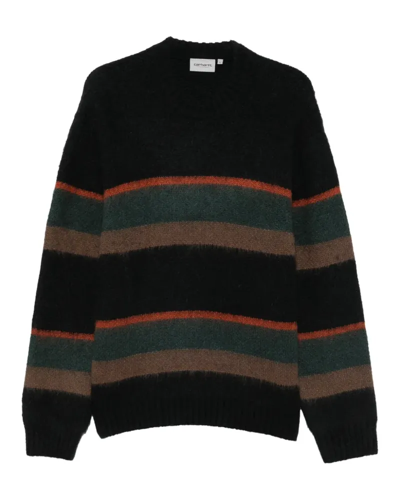 Carhartt WIP Gestreifter Pullover - Schwarz Schwarz