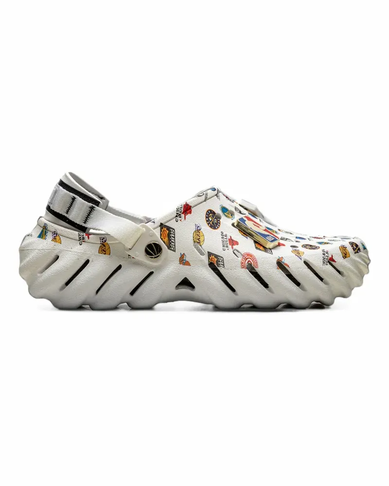 Crocs x NBA All-Star Echo Mules - Weiß Weiß