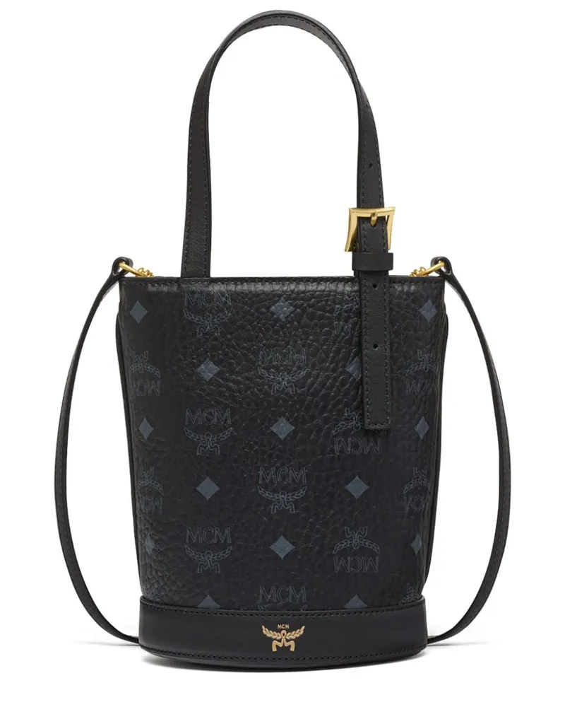 MCM Mini Aren Tote Bag - Schwarz Schwarz
