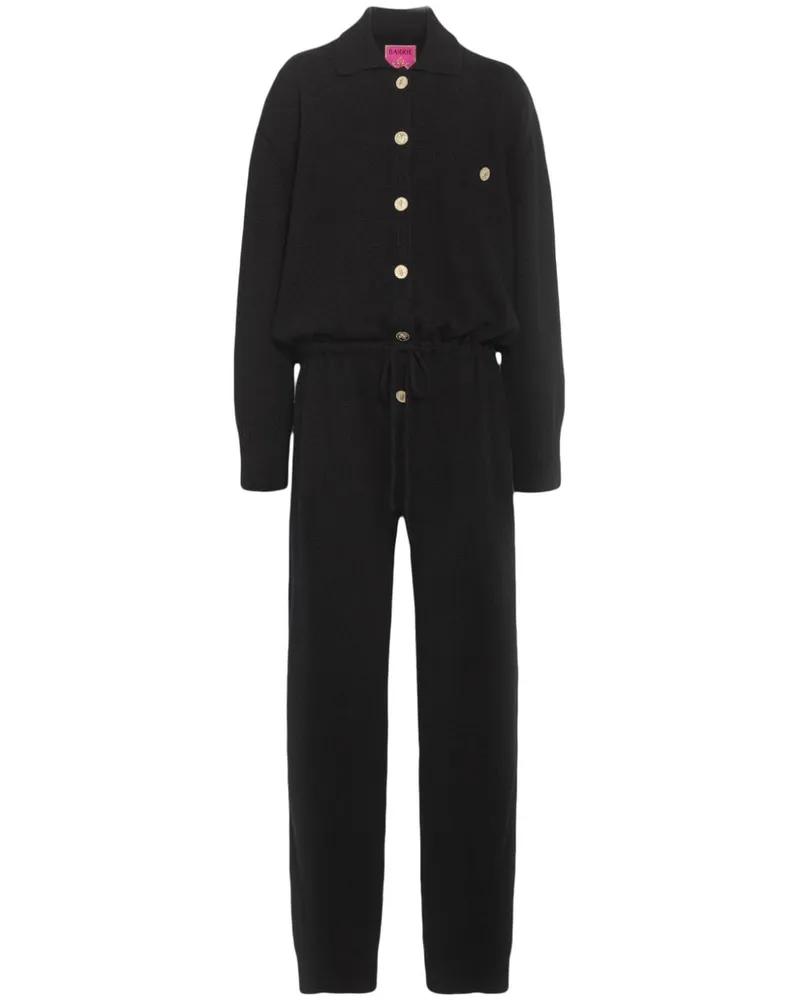 Barrie x Sofia Coppola Kaschmir-Jumpsuit - Schwarz Schwarz