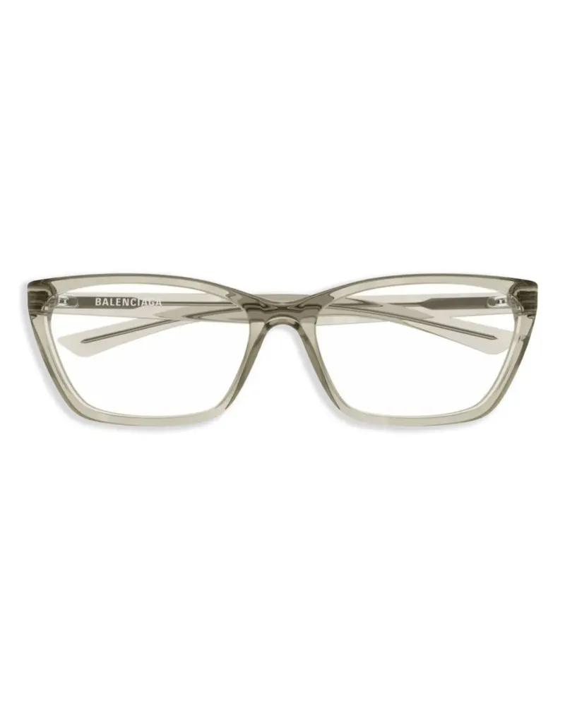 Balenciaga Brille mit eckigem Gestell - Grau Grau