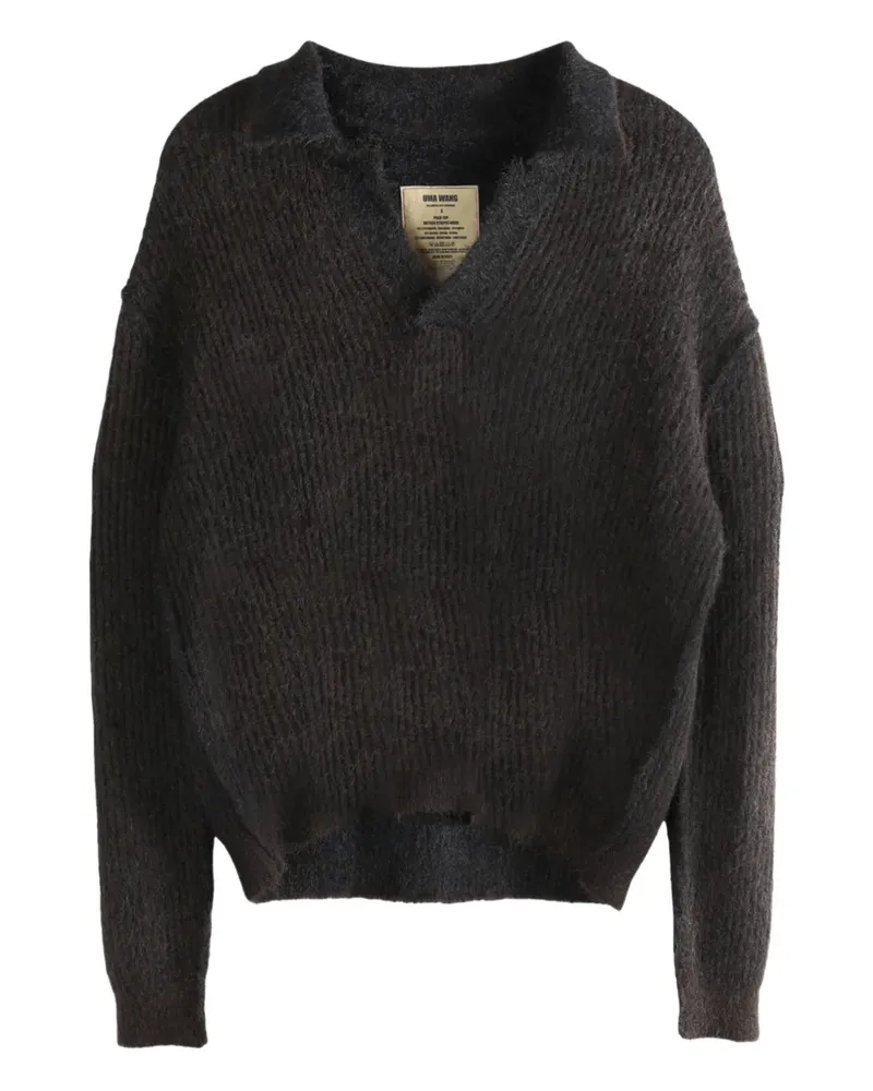 Uma Wang polo-neck sweater - Braun Braun