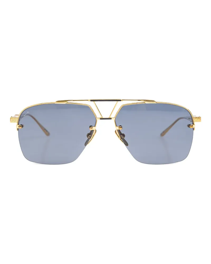 Leisure Society Presidio geometric-frame sunglasses - Gold Gold